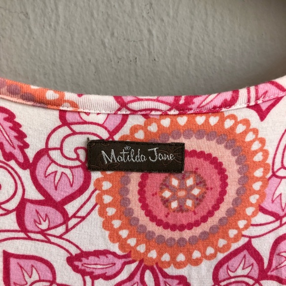 Matilda Jane surplice neck ruffle tank small. - Picture 5 of 5